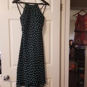 Black and Blue Jones Wear Polka Dot Dress